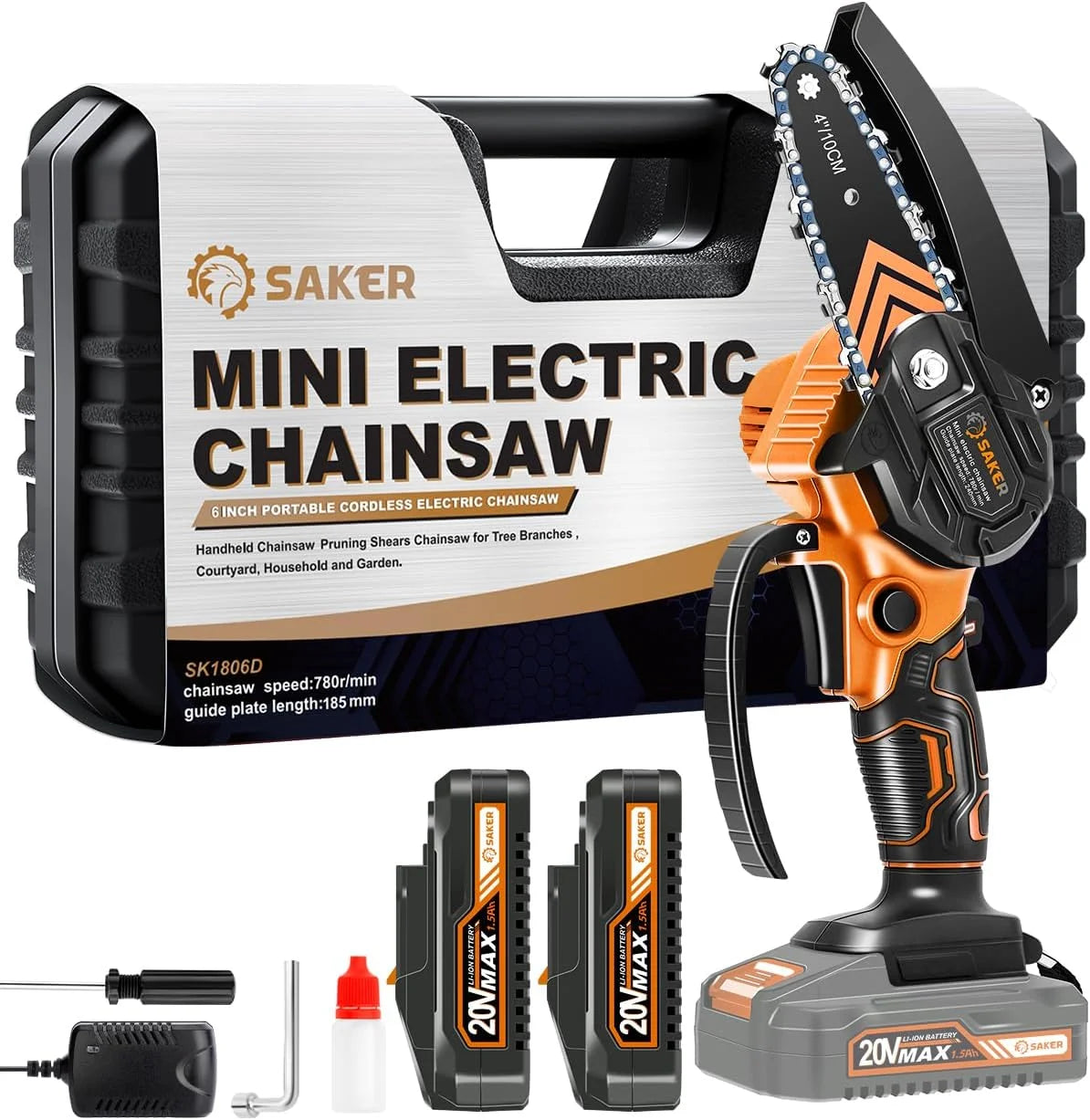 Discount Mini Chainsaw Cordless, Portable Electric Chain Saw - Image 3
