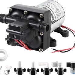 Alternative view of Discount WASSERMANN RV Pump, 12V Self-priming RV Water Pressure Pump 4.0GPM 45PSI with Pressure Switch