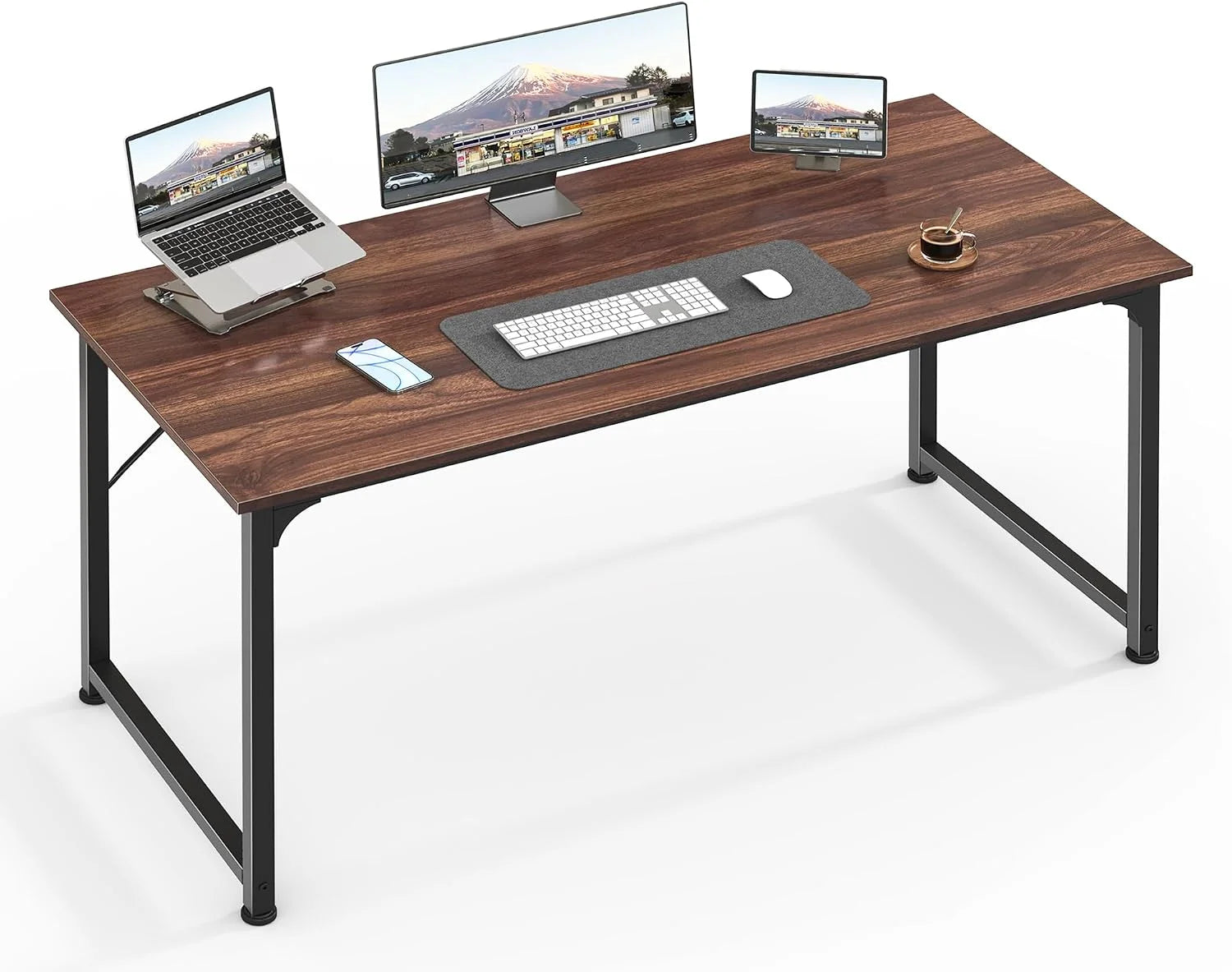 Discount Computer Desk, 55 Inch Home Office Desk - Image 28
