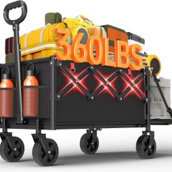 Alternative view of Discount Wagons Carts Foldable, 360LBS Folding Heavy Duty Wagon with Wheels