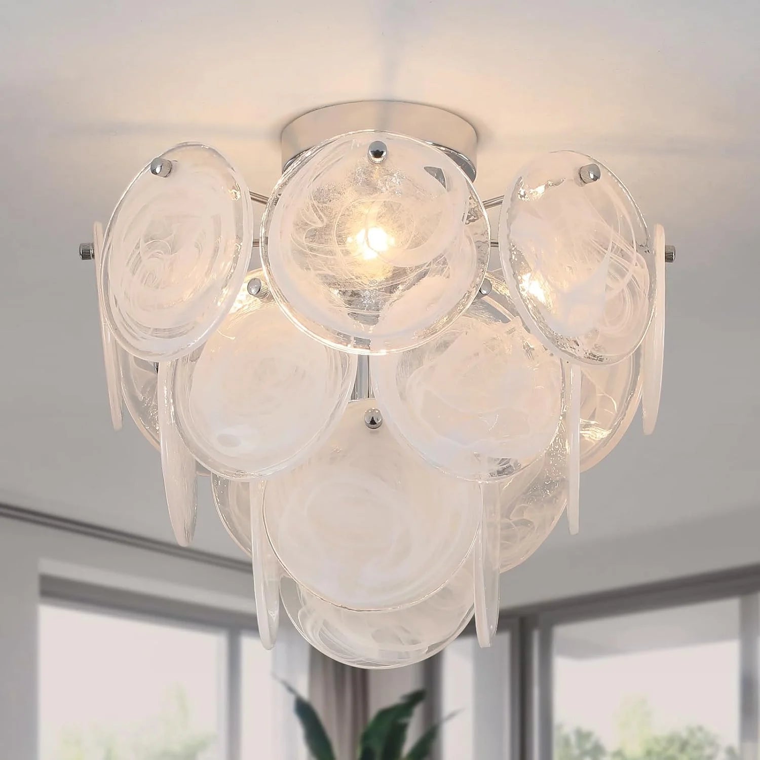 Discount Mount Ceiling Light Chandelier, 4 Light - Image 3