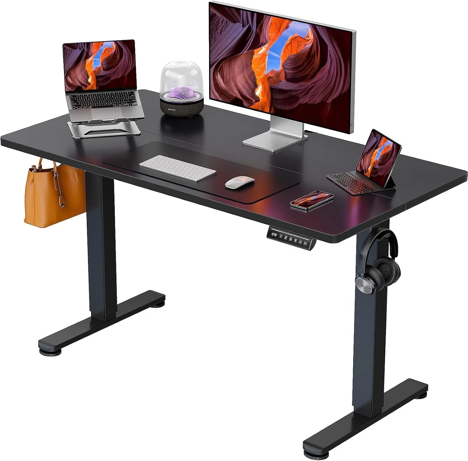 Discount Height Adjustable Electric Standing Desk, 48 x 24 Inches Sit Stand up Desk - Image 6