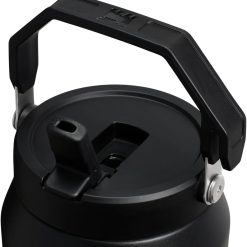 Alternative view of Discount IceFlow 2.0 Flip Straw Jug with Handle 64 oz, Twist On Lid and Flip Up Straw, Black 2.0