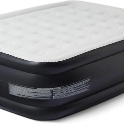Discount Inflatable Air Mattress with Built-in Electric Pump, Queen Size, 22-Inch Height, for Camping or Travel