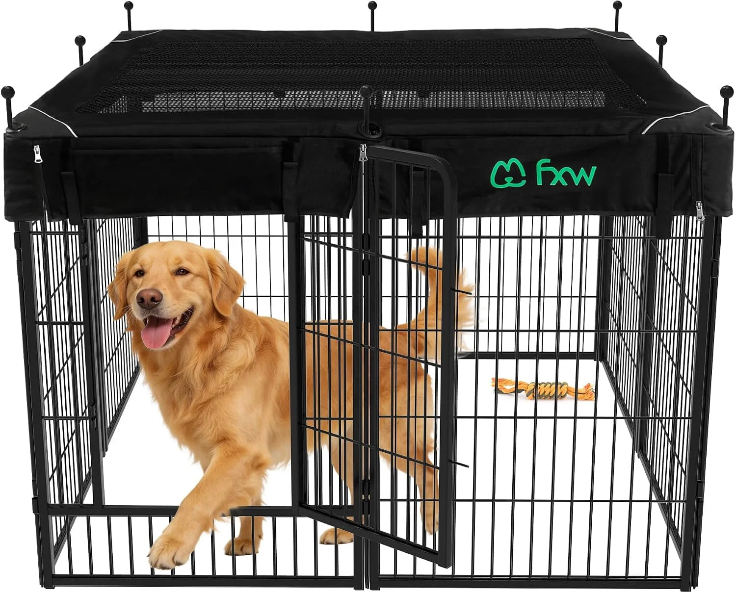 Discount Rollick Dog Playpen, Indoor, 24 H, 8 Panels - Image 23
