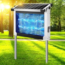Discount Bug Zapper Outdoor, Mosquito Zapper 4500V Cordless Waterproof, Portable Type-C & Solar Powered Bug Zapper