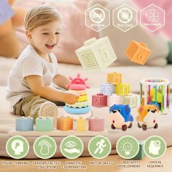 Alternative view of Discount Premium Baby Toys for 6-18 Months, 8 in 1 Montessori Toys Set, Educational Learning Toys for Toddlers 1-3 " For Home Projects