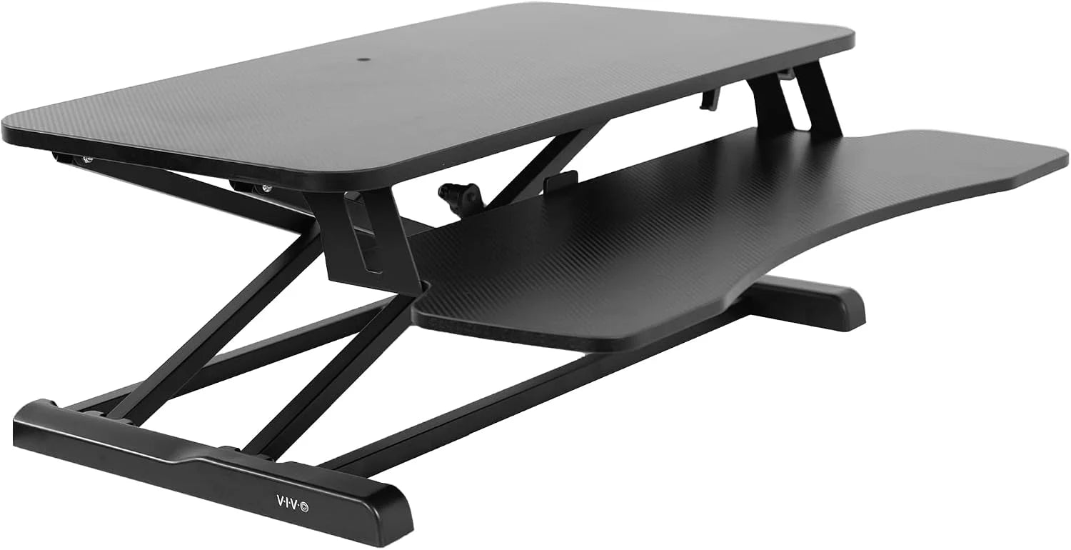 Discount 32 inch Desk Converter, K Series, Height Adjustable Sit to Stand Riser, DESK-V000K - Image 7