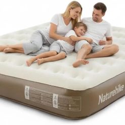 Discount California King Size Air Mattress with Built-in USB Rechargeable Pump, 992 lbs Max Support Inflatable