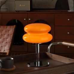 Alternative view of Discount Mushroom Lamp Table Lamp for Night Stands, Dimmable, Mid Century Modern Desk Lamps for Bedroom