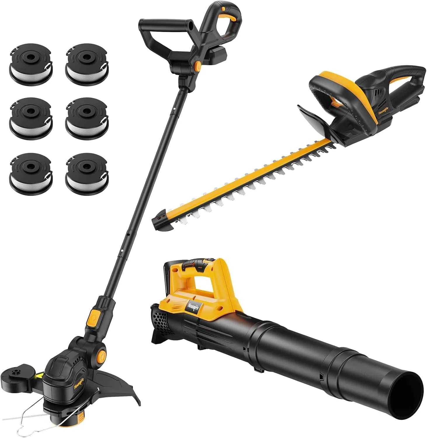Discount Weed Eater & Leaf Blower Combo Compatible with Dewalt 20V Battery