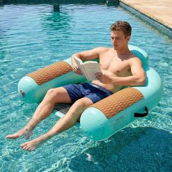 Alternative view of Discount Zeraty Heavy Duty Double-Sided PVC Scrim Floating Chair Inflatable Pool Lounger for Adults, Premium Water Hammock