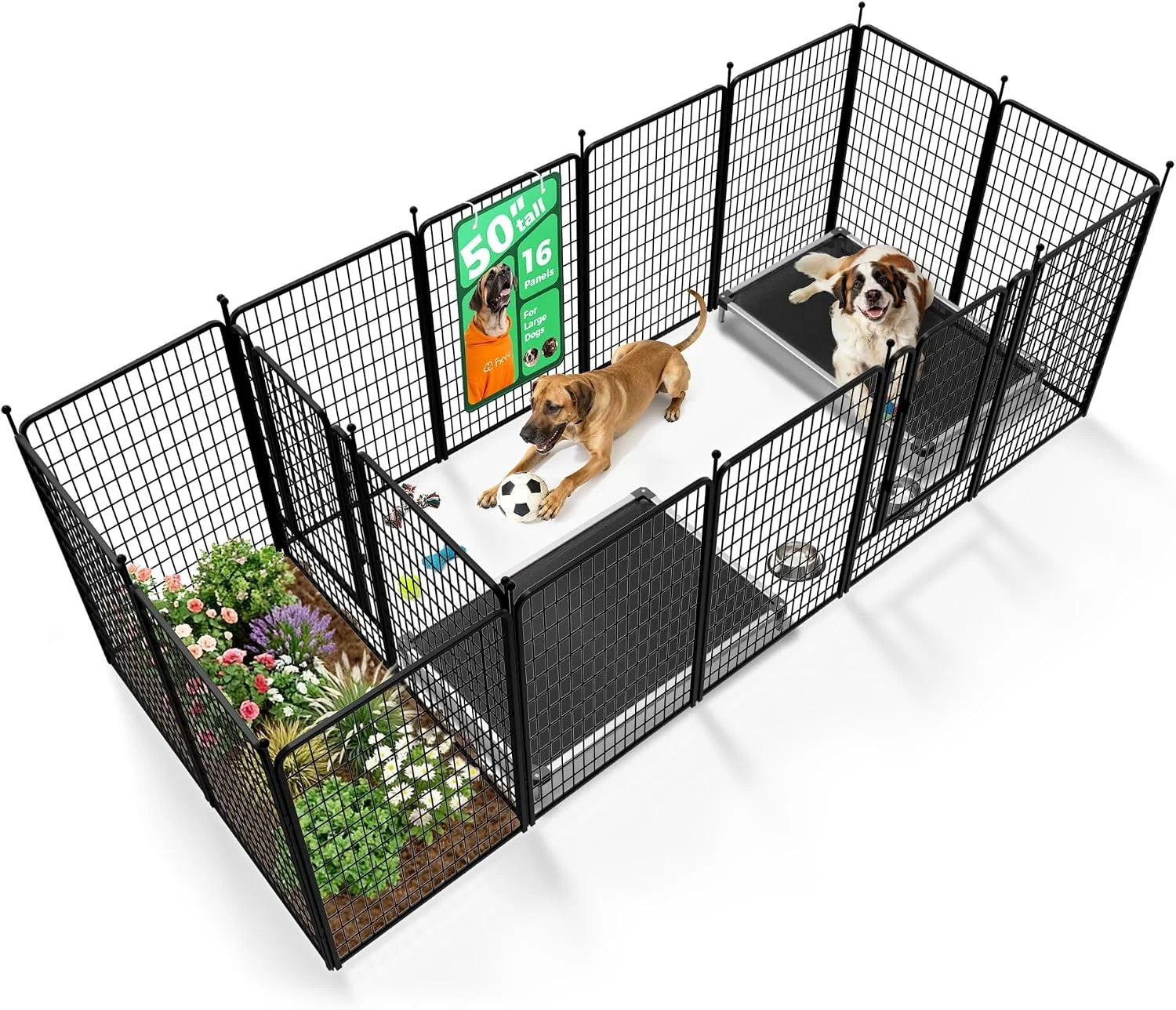 Discount Rollick Dog Playpen, Indoor, 24 H, 8 Panels - Image 41