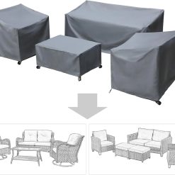 Alternative view of Discount Baner Garden Patio Furniture Covers,Outdoor Furniture Cover Waterproof,Patio Furniture Set Covers for 4 Piece Outdoor Conversation Set