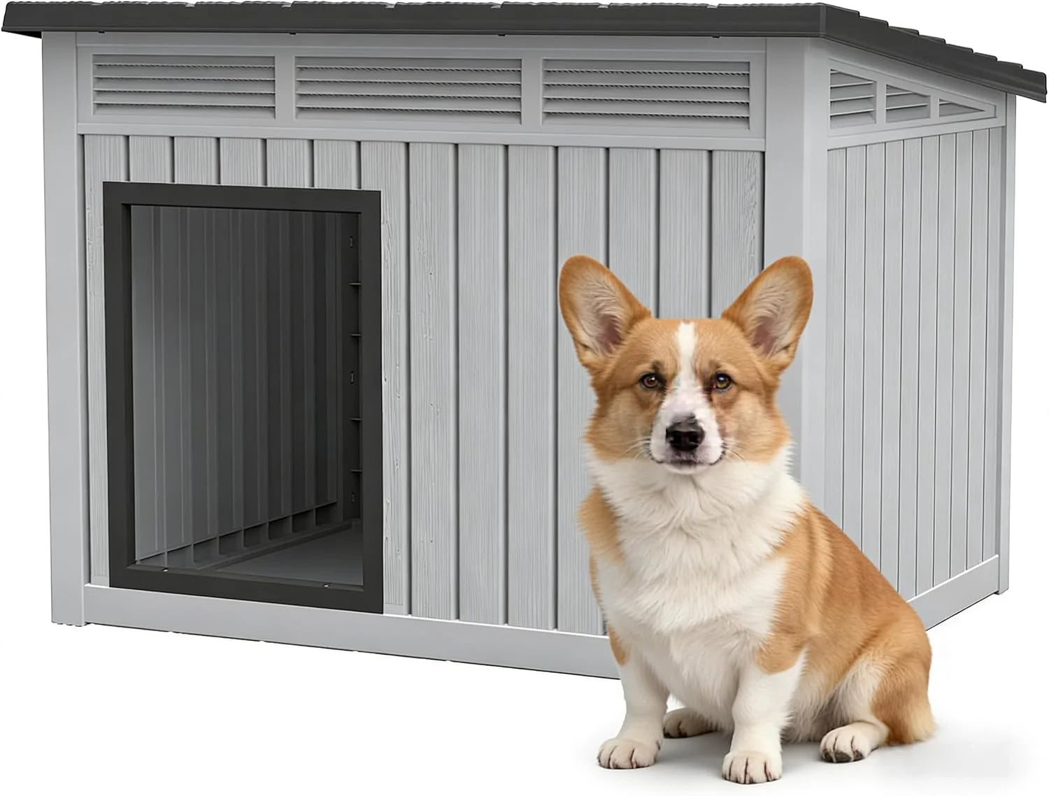 Discount Outdoor Indoor Dog House for Small to Medium Dogs – Waterproof Design - Image 2
