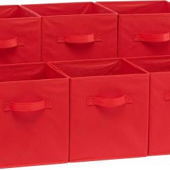 Alternative view of Discount Collapsible Fabric Storage Cube Bins Organizer with Handles, Organization Containers, Multifunctional, 13 x 13 x