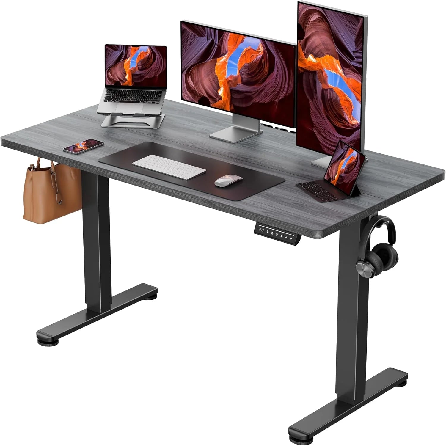 Discount Height Adjustable Electric Standing Desk, 48 x 24 Inches Sit Stand up Desk - Image 17