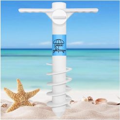 Alternative view of Discount AMMSUN Beach Umbrella Sand Anchor Heavy Duty Outdoor Umbrellas Auger Base