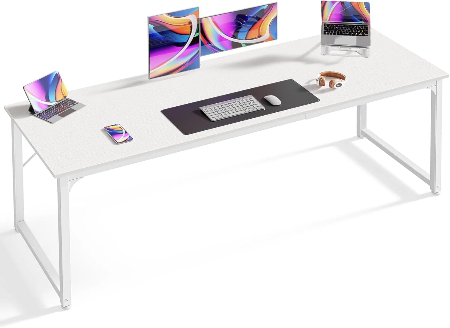 Discount Computer Desk, 55 Inch Home Office Desk - Image 4