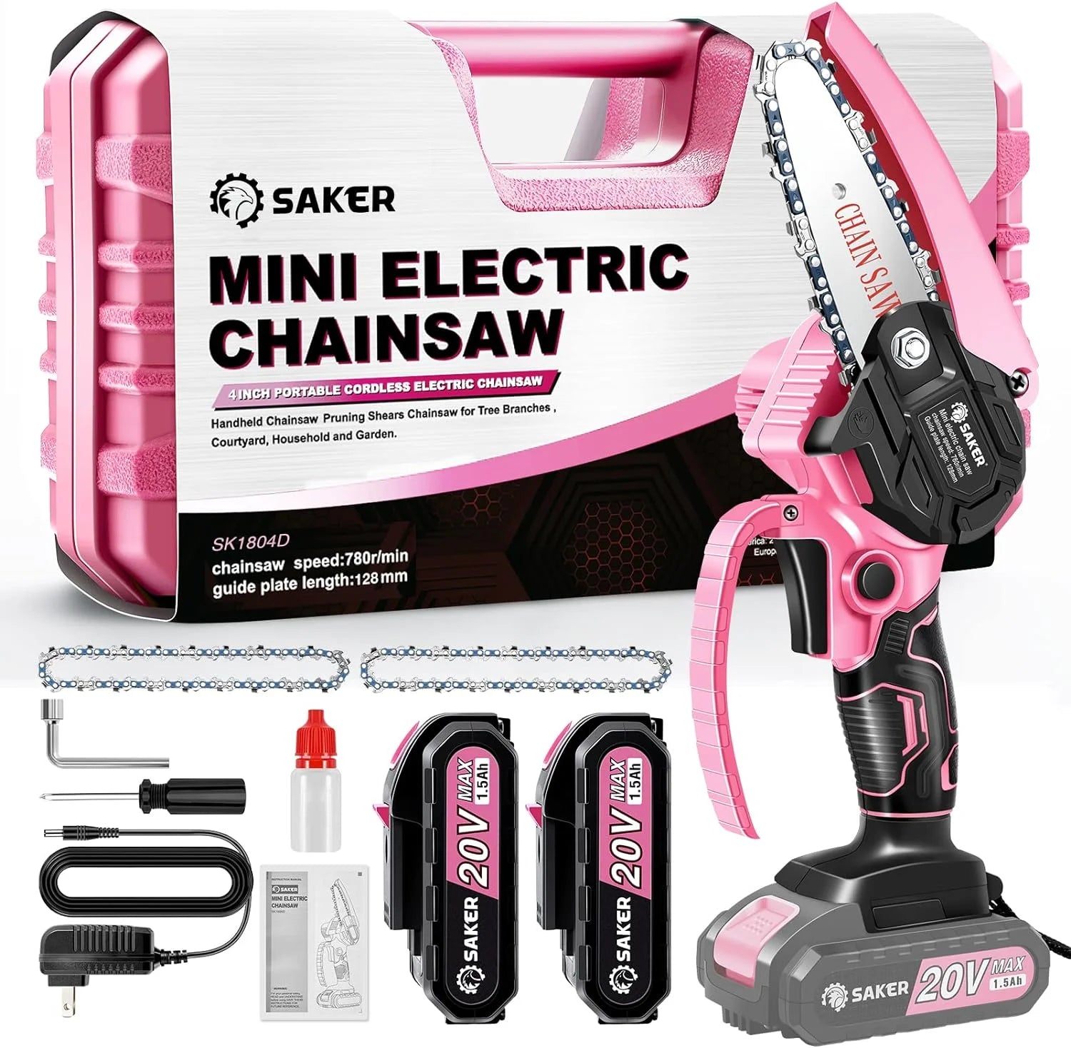 Discount Mini Chainsaw Cordless, Portable Electric Chain Saw - Image 2