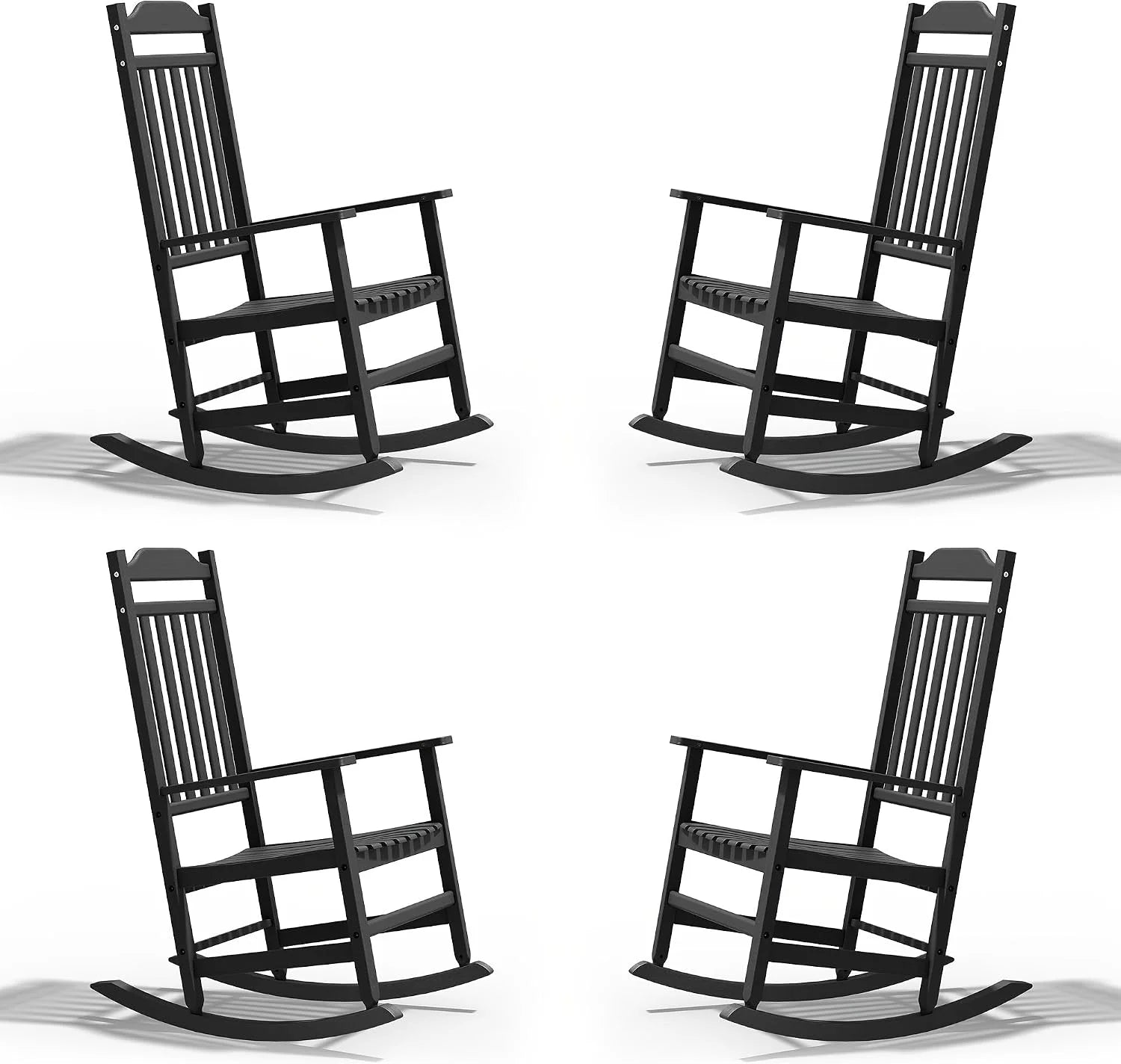 Discount Bifanuo 300LBS Heavy Duty HDPS Poly Outdoor Rocking Chair - Image 2