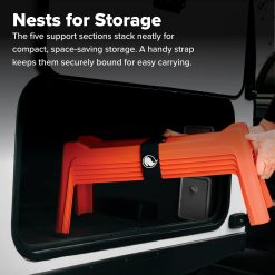 Alternative view of Discount Rhino RV Sewer Hose Support Kit, Extends Over Uneven Terrain for Easy Drainage, Holds Up to 15-Feet of RV Sewer