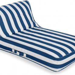 Discount Stylish Pool Float Lounger Recliner, Large Floating Chair & Backrest, Heavy Duty Lake