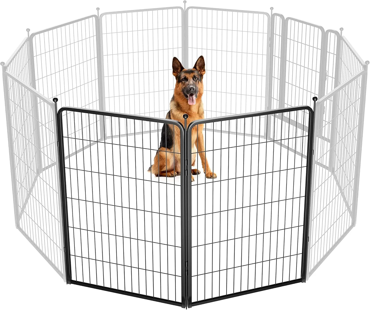 Discount Rollick Dog Playpen, Indoor, 24 H, 8 Panels - Image 65