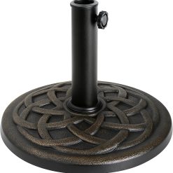 Discount BACKYARD EXPRESSIONS PATIO · HOME · GARDEN 911554 21 Pound Umbrella Base, Bronze