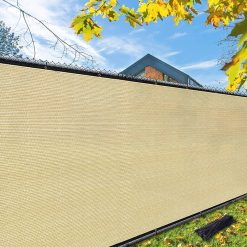 Alternative view of Discount iCover 4x50ft Privacy Screen Fence, Outdoor Fencing Panels, Garden Windscreen Mesh Shade Sail Net Barrier