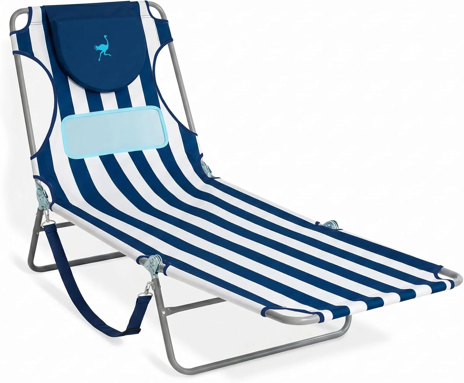 Discount Ladies Comfort Lounger with Chest Support, Foldable and Portable Reclining Outdoor Patio Beach Lawn Camping - Image 6