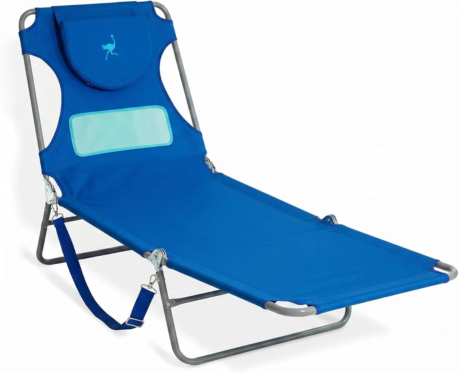 Discount Ladies Comfort Lounger with Chest Support, Foldable and Portable Reclining Outdoor Patio Beach Lawn Camping