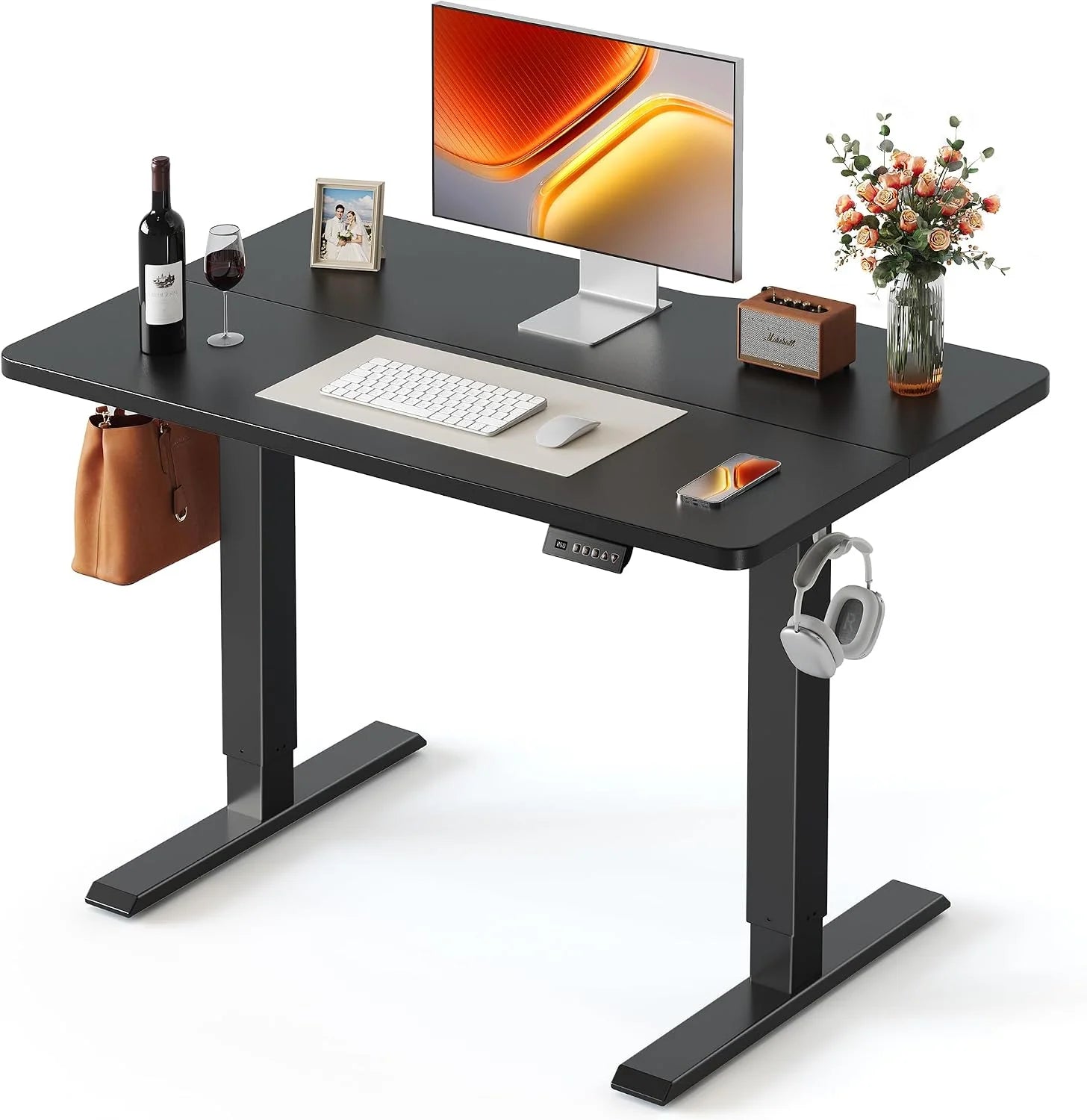 Discount Standing Desk, 48 x 24 Inches Electric Height Adjustable