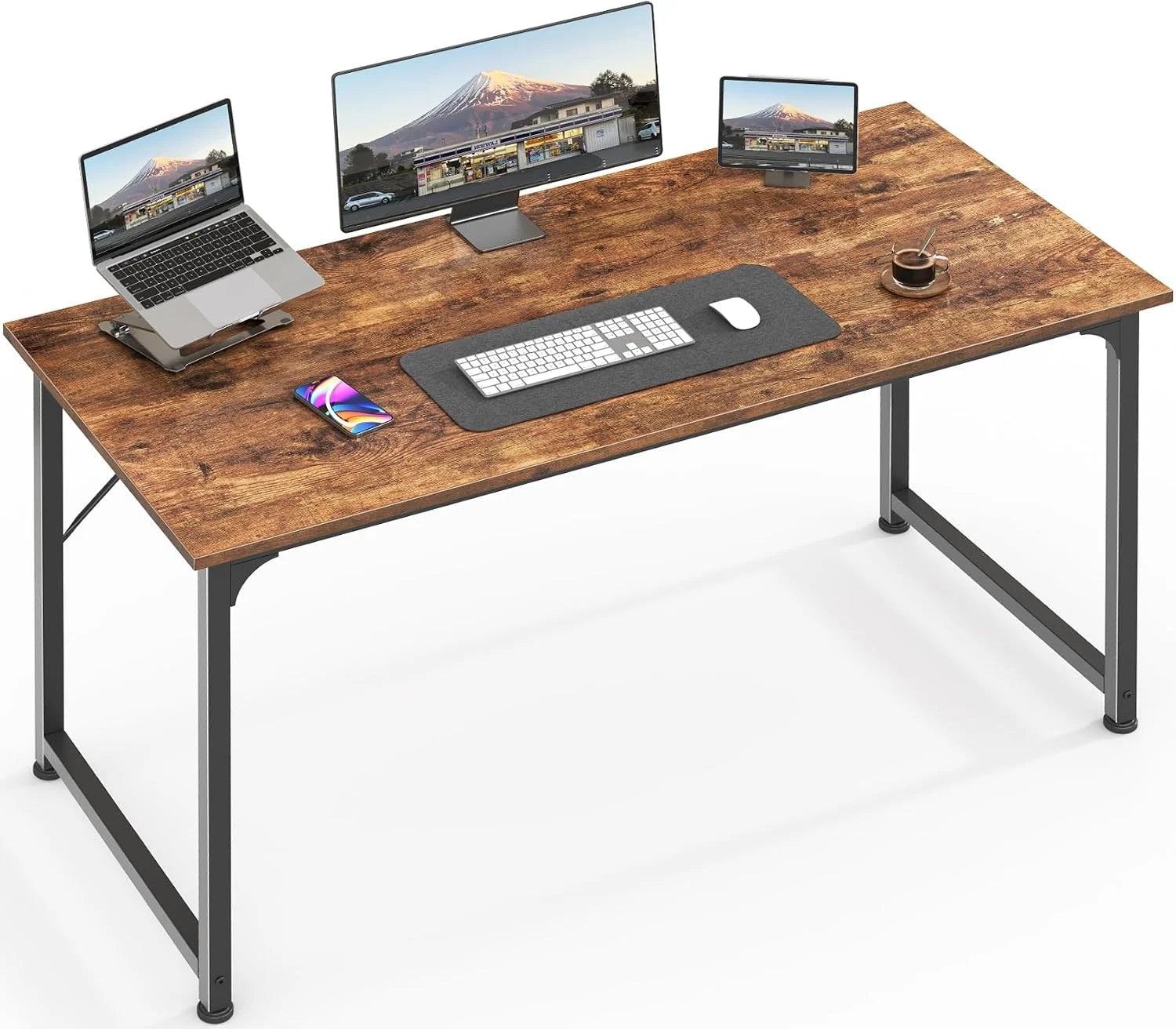 Discount Computer Desk, 55 Inch Home Office Desk - Image 20
