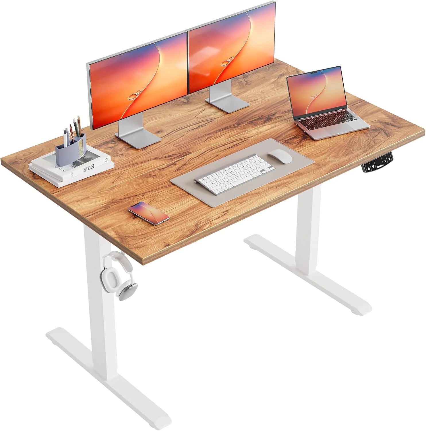 Discount Electric Standing Desk, 48 x 24 Inches Height Adjustable Desk - Image 9