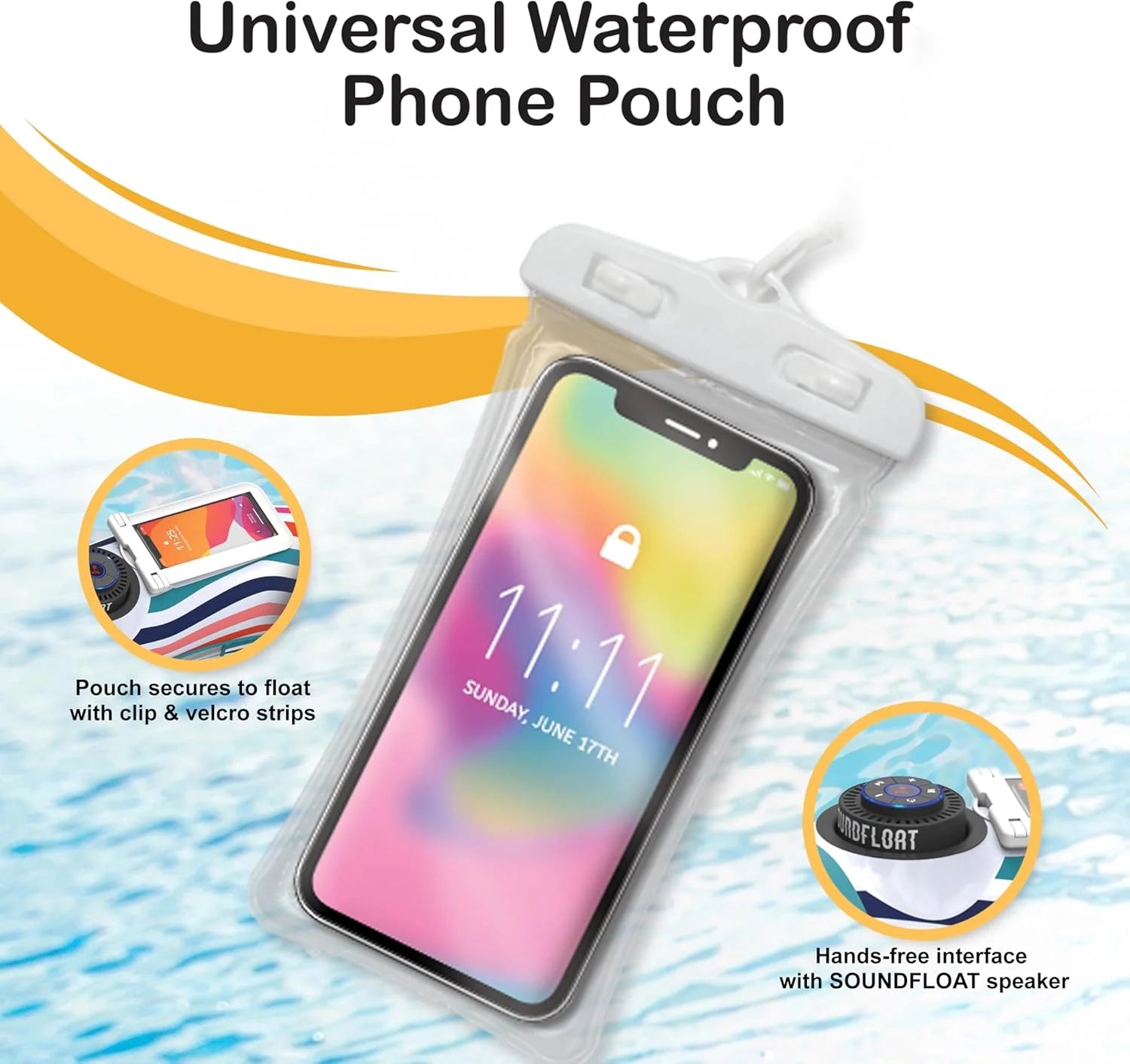 Discount Living Motorized Inflatable Pool Float Lounger Tube, Bluetooth 5 IPX7 Waterproof Speaker, 66W Motor - Image 6