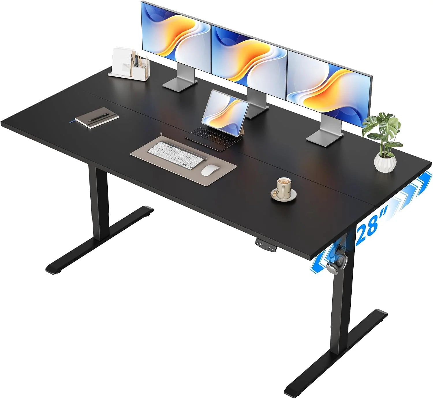 Discount Electric Standing Desk, 48 x 24 Inches Height Adjustable Desk - Image 6