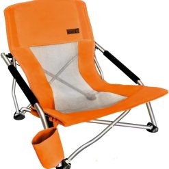 Alternative view of Discount C Low Beach Camping Folding Chair, Compact Backpacking River Sand Chair for Adults 2 Pack, Festival (2 Pack Blue)