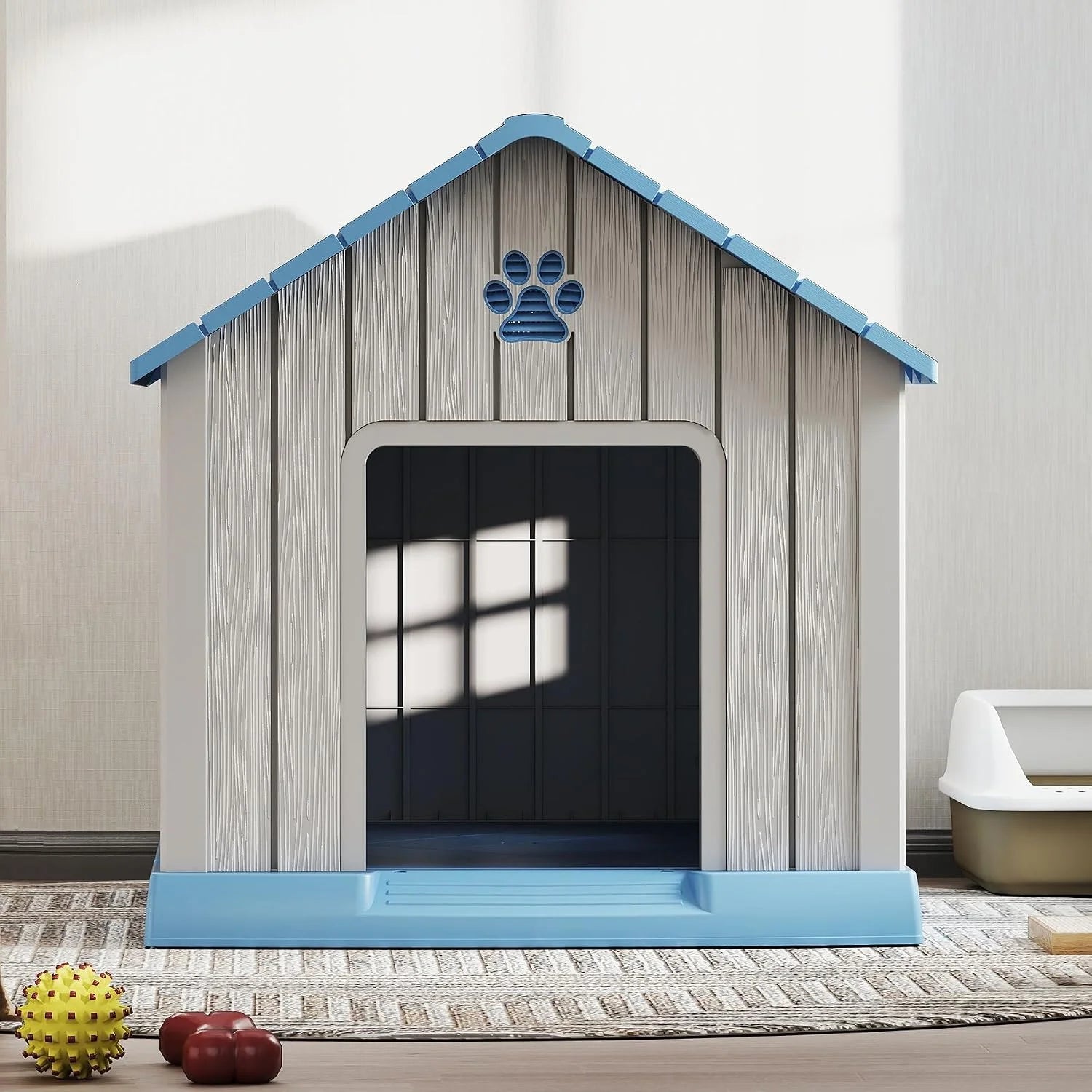 Discount Bifanuo Dog House Outdoor Indoor for Small Dogs – Plastic Pet Shelter