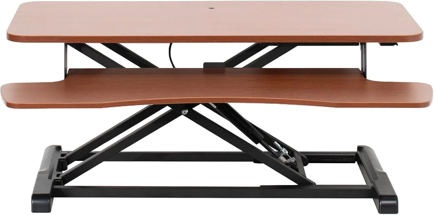Discount 32 inch Desk Converter, K Series, Height Adjustable Sit to Stand Riser, DESK-V000K - Image 4