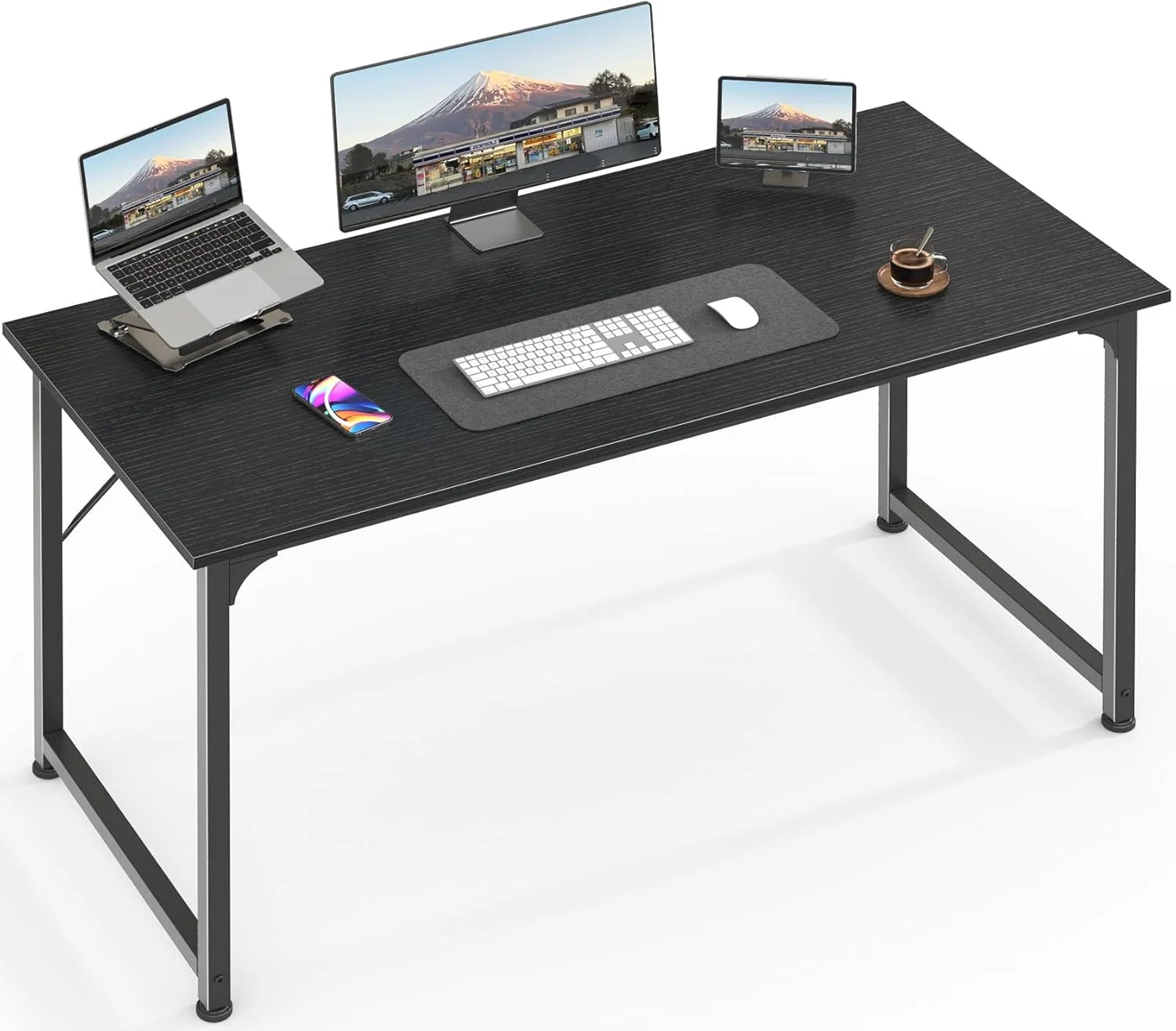 Discount Computer Desk, 55 Inch Home Office Desk - Image 9