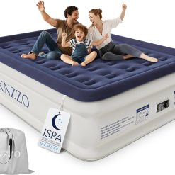 Discount Twin Air Mattress with Built-in Pump, 18 Top Inflatable Mattress with Waterproof Flocking Fabric