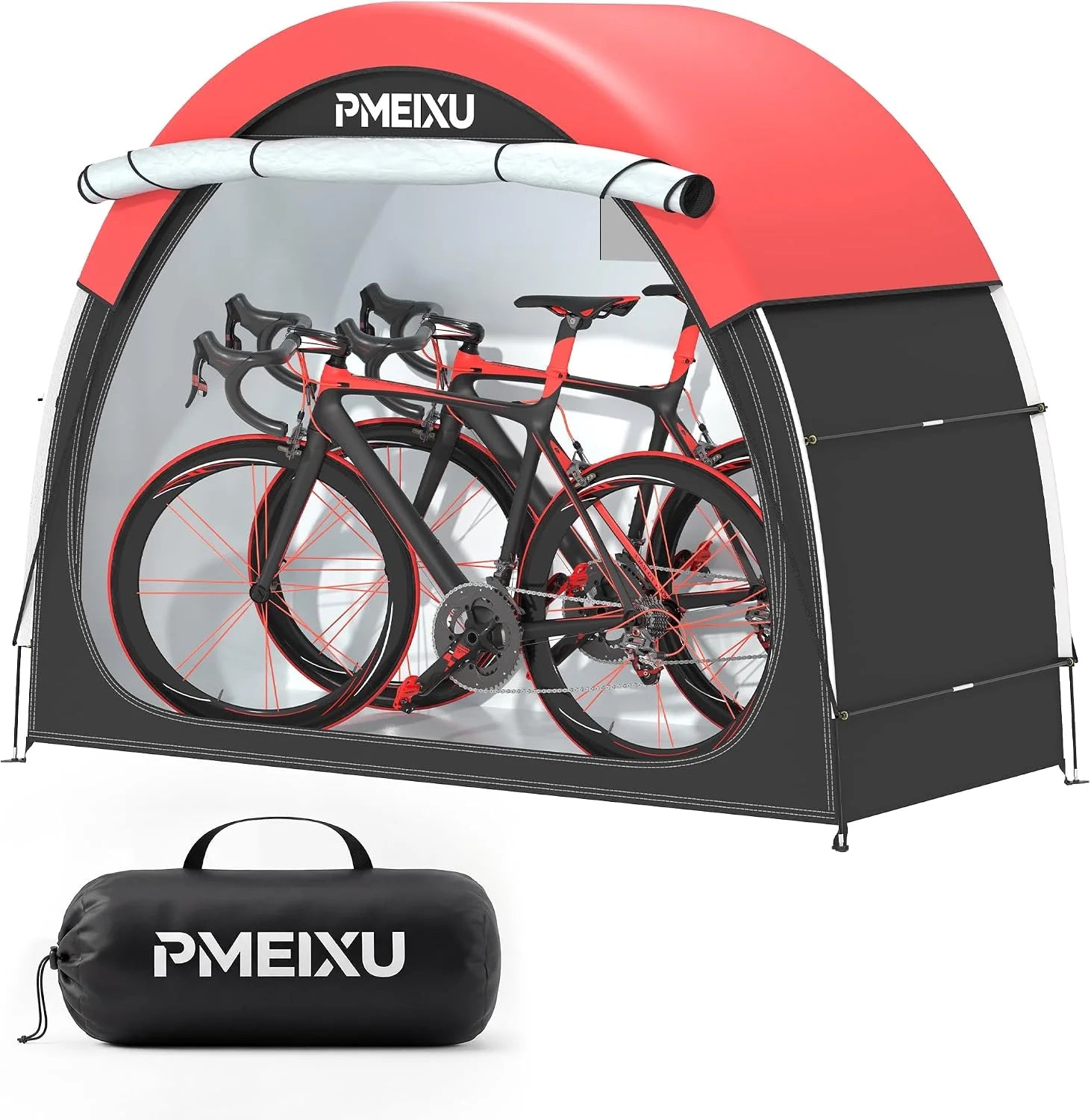 Special Bike Tent with Rain Cover, Portable Storage Shed for 2-3 Bikes - Image 2