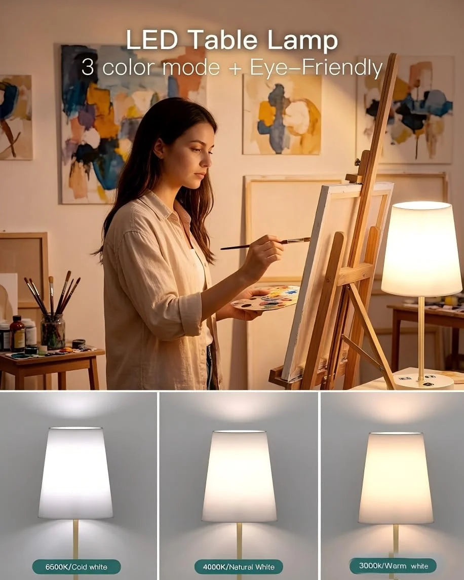 Discount Addtam Bedroom Table Lamp, Dimmable - Image 2