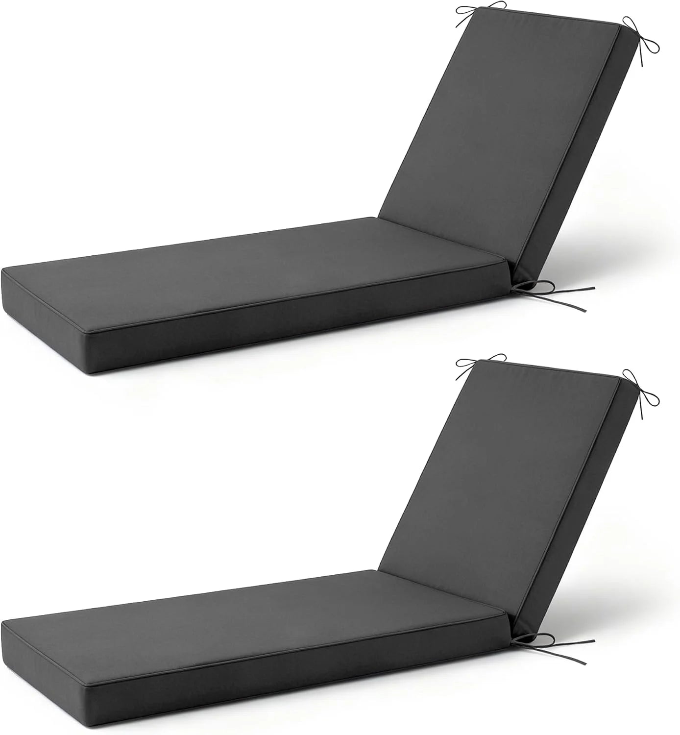 Discount Chaise Lounge Cushions Outdoor, 72x 21x 3 Inch Waterproof & Fade-Resistant Lounge Chair Cushion - Image 8