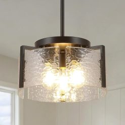 Alternative view of Discount Chandeliers for Dining Room Light Fixture, Adjustable Glass Modern Farmhouse Chandelier for Entryway