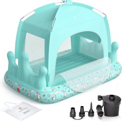 Alternative view of Discount QPAU Princess Portable Kids Air Mattress for Girls, for Home, Ages 3+