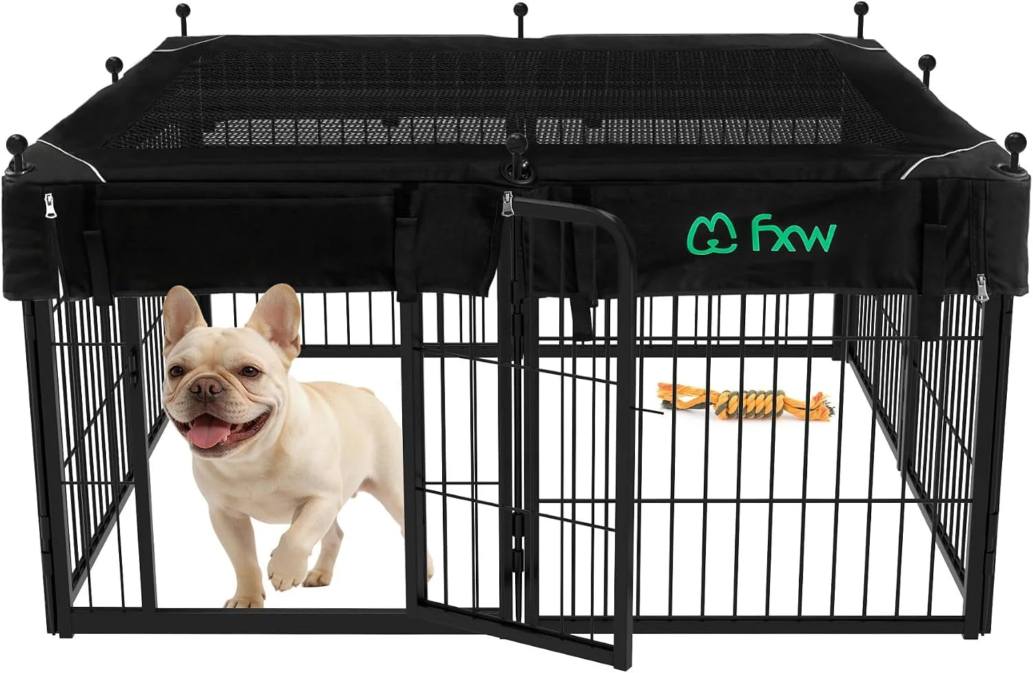 Discount Rollick Dog Playpen, Indoor, 24 H, 8 Panels - Image 25