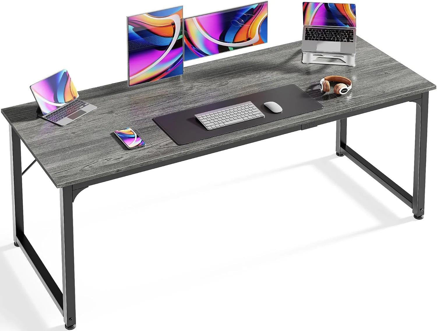 Discount Computer Desk, 55 Inch Home Office Desk - Image 26