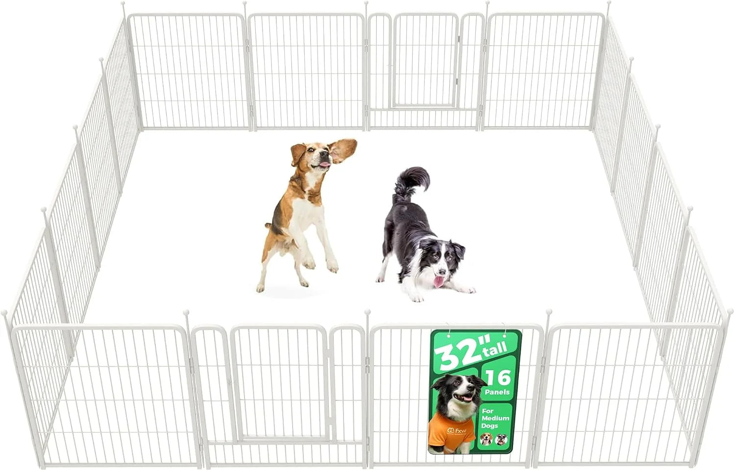 Discount Rollick Dog Playpen, Indoor, 24 H, 8 Panels - Image 77